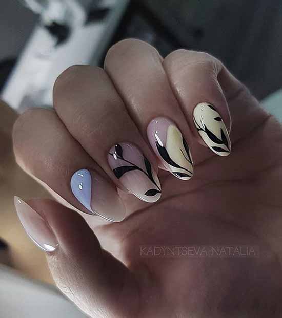 Conception d'ongles délicats 2021: photos avec actualités