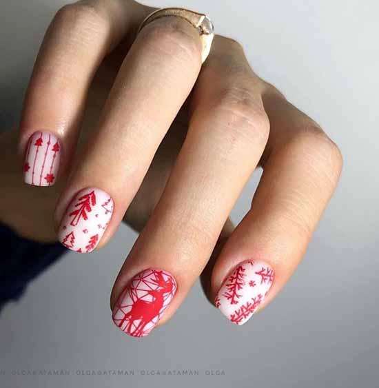 Conception des ongles du Nouvel An 2021: photos, idées de manucure pour l'Année du Buffle