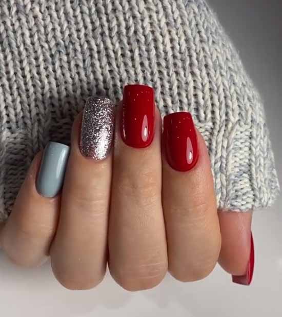 Manucure à paillettes rouges : +100 idées de design sympas