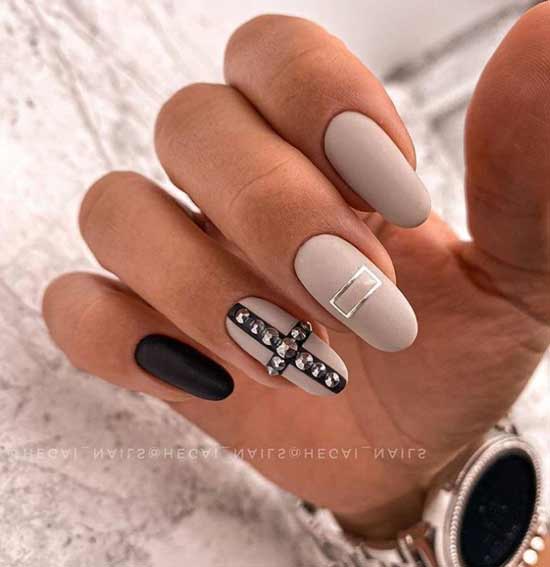 Photo de vernis gel manucure mat