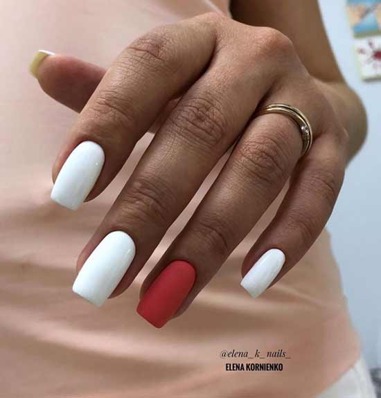 Vernis gel bicolore