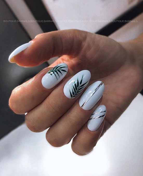 Vernis gel blanc sur les ongles