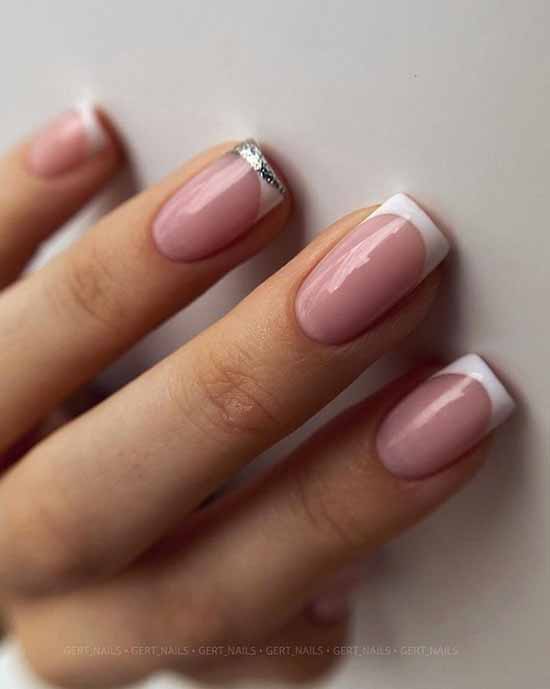 French with sparkles: 100 photos de manucure, les idées les plus récentes