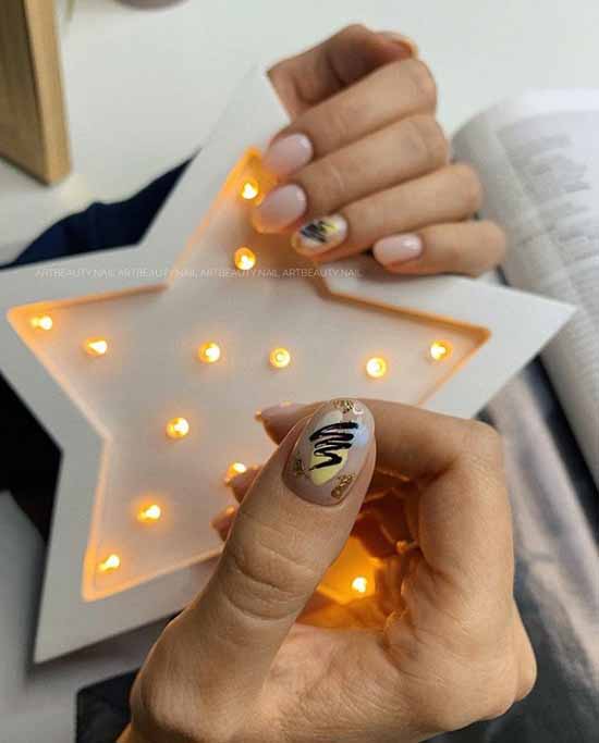 Manucure festive du nouvel an