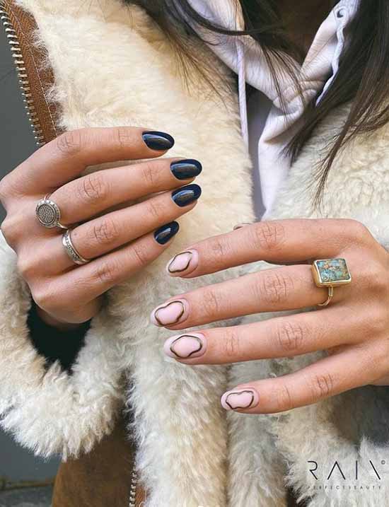 Manucure nude d'hiver 2021: photos des meilleurs designs d'ongles