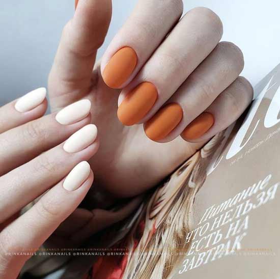 Manucure bicolore