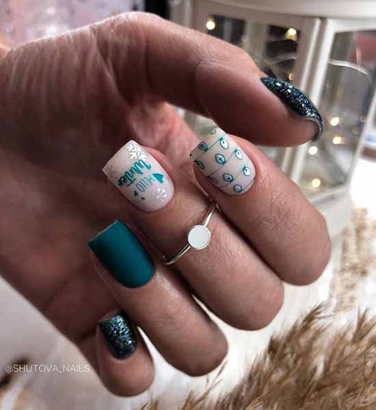 Manucure verte 2021: photo de nouveaux articles avec les meilleurs designs d'ongles