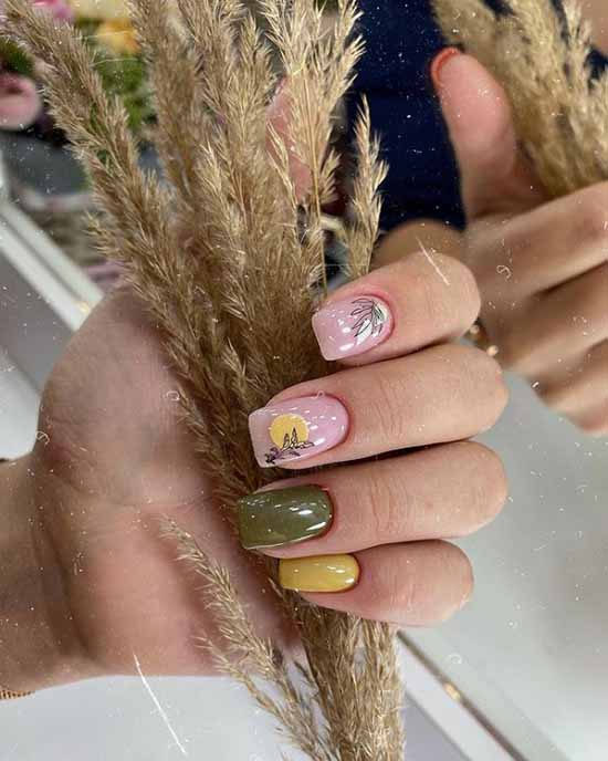 Manucure verte 2021: photo de nouveaux articles avec les meilleurs designs d'ongles