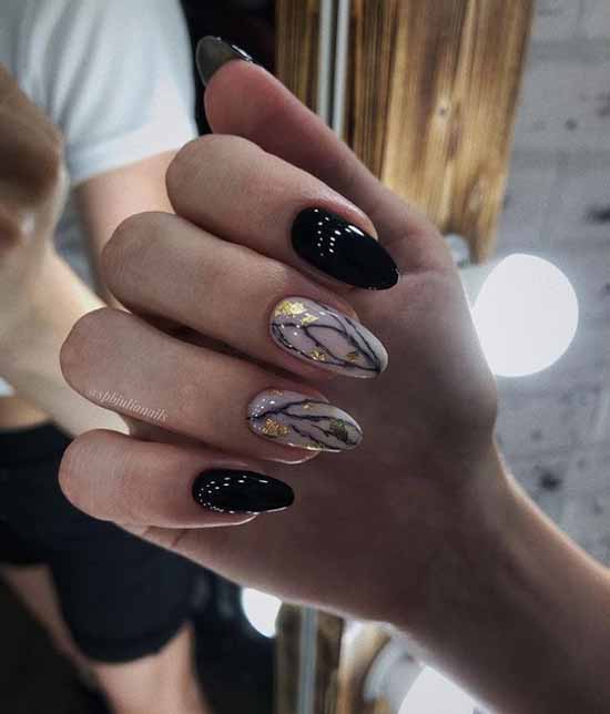 Manucure en marbre 2021: le plus beau design, photo