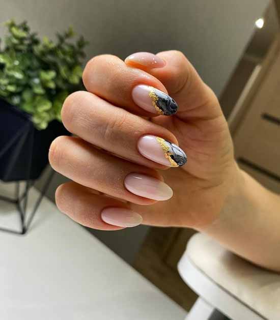 Manucure en marbre 2021: le plus beau design, photo