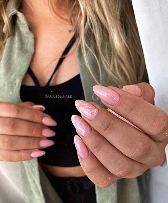 Manucure en marbre 2021: le plus beau design, photo