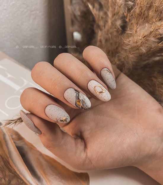 Manucure en marbre 2021: le plus beau design, photo