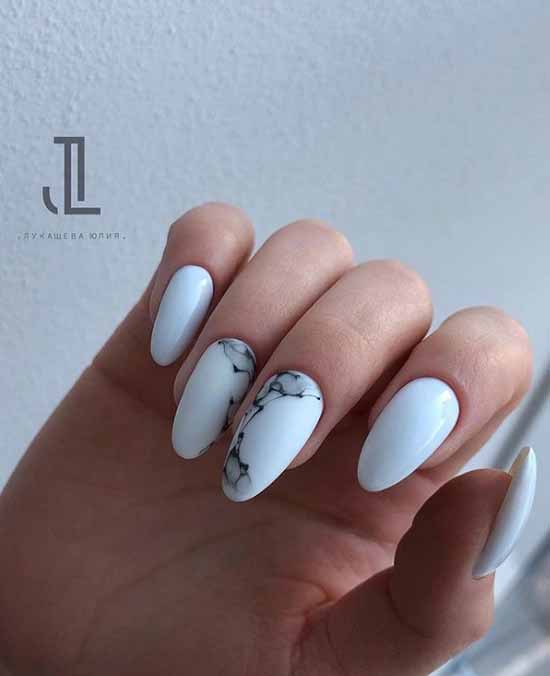 Manucure en marbre 2021: le plus beau design, photo