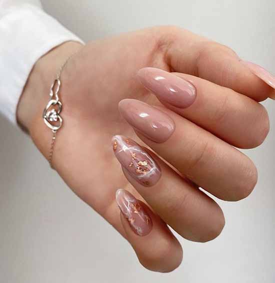 Manucure en marbre 2021: le plus beau design, photo
