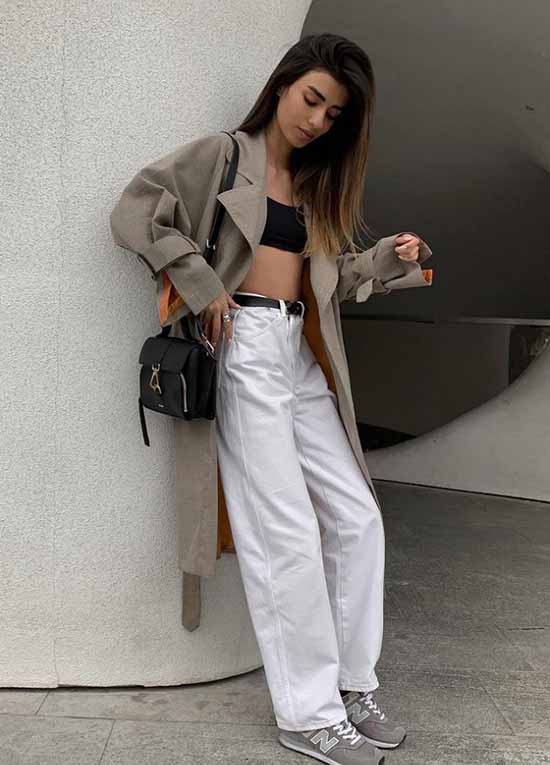 Pantalon large 2021 : quoi porter, photos, idées de looks