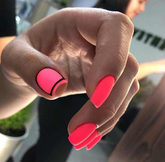Conception d'ongles d'été lumineux
