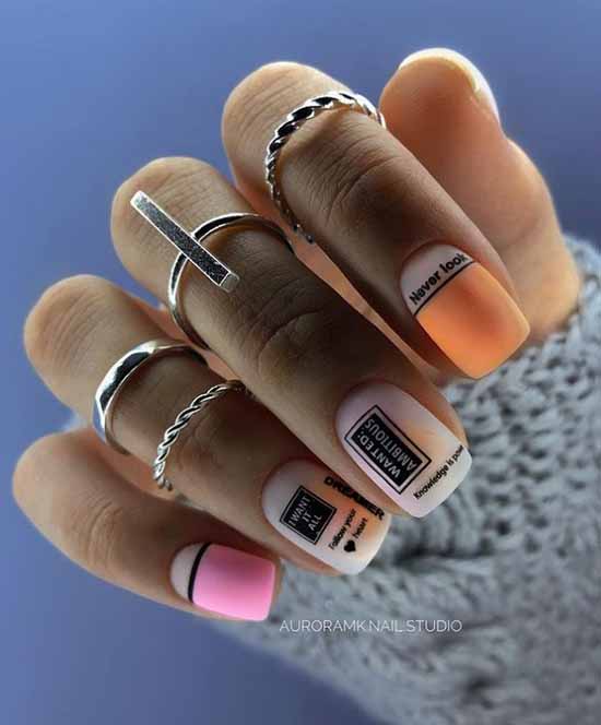 Manucure pastel 2021: photo, design, nuances à la mode
