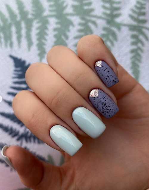 Manucure grise 2021-2022: design, ongles dans les tons gris, photo