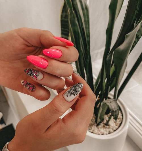 Design printanier des ongles 2021: nouveaux articles, photo de manucure