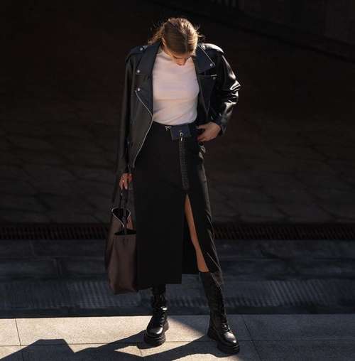Jupe midi 2021: quoi porter, les mannequins en photo