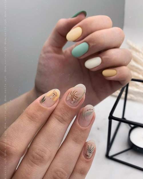 Manucure délicate pour ongles courts 2021: photos, nouveaux designs