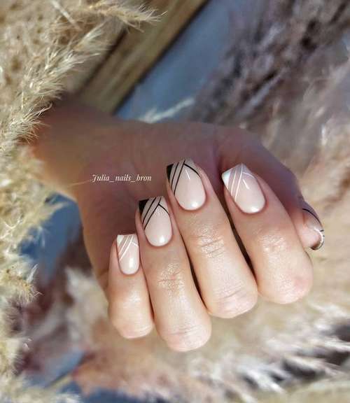 Veste colorée pour ongles courts: design photo 2021, tendances