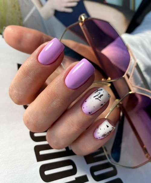 Dégradé laiteux sur les ongles : manucure tendance 2021, photo