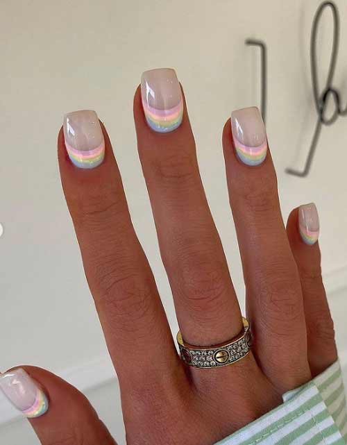 Conception d'ongles translucide