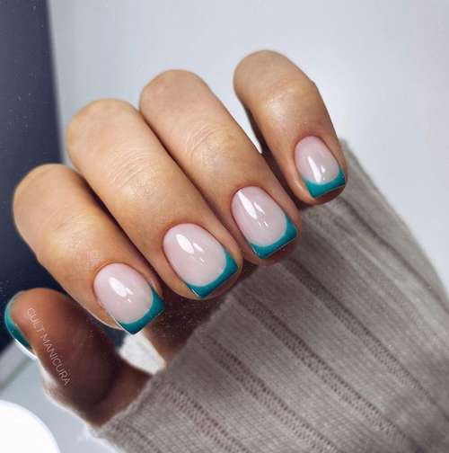 Manucure turquoise 2021-2022: une photo de nouvelles idées, un aperçu des tendances