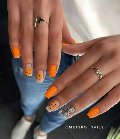 Manucure orange