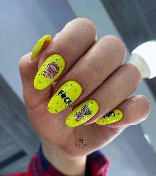 Design d'ongles lumineux 2021: nouvelle manucure tendance