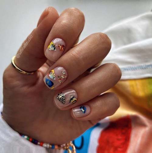 Différents designs d'ongles : une nouvelle tendance 2021-2022, photo