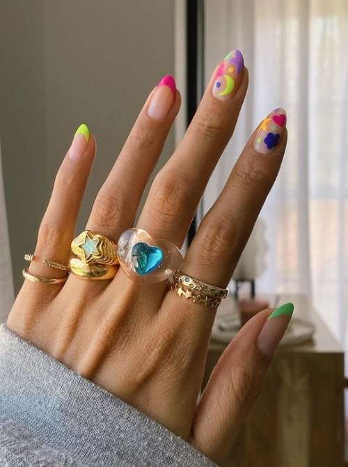 Différents designs d'ongles : une nouvelle tendance 2021-2022, photo