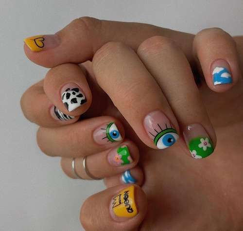 Différents designs d'ongles : une nouvelle tendance 2021-2022, photo
