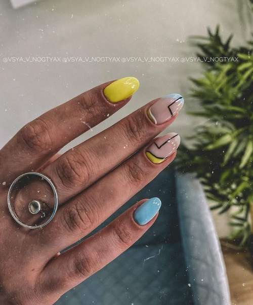 Différents designs d'ongles : une nouvelle tendance 2021-2022, photo