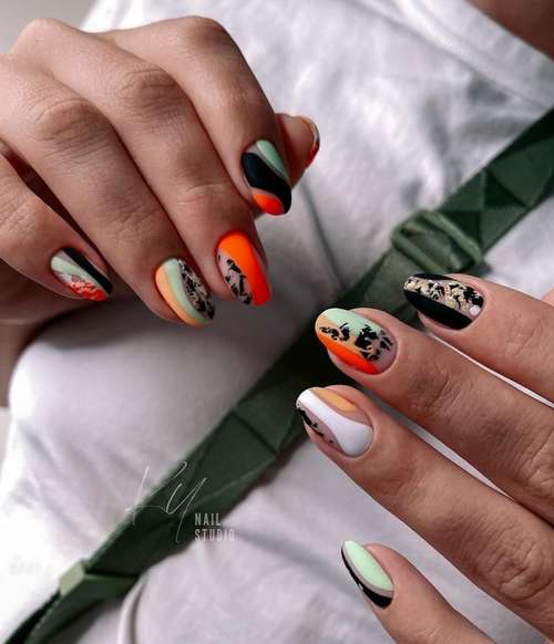 Différents designs d'ongles : une nouvelle tendance 2021-2022, photo