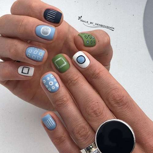 Différents designs d'ongles : une nouvelle tendance 2021-2022, photo