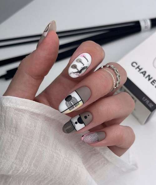 Différents designs d'ongles : une nouvelle tendance 2021-2022, photo
