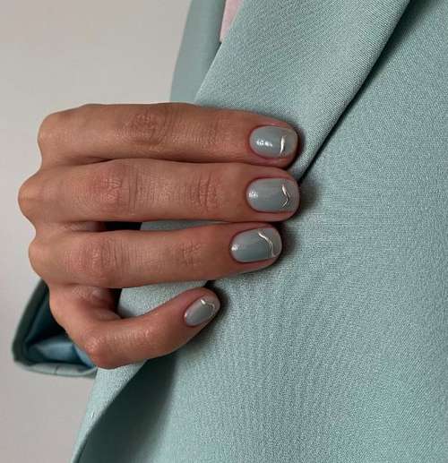 Manucure d'automne 2021 pour ongles courts: photos, tendances du design