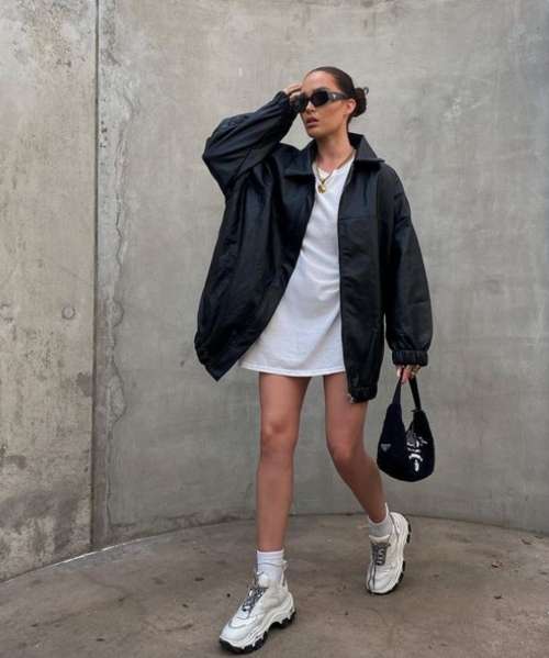 Doudounes oversize : tendances 2022, photos avec quoi porter