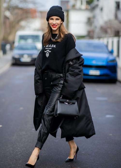 Doudounes oversize : tendances 2022, photos avec quoi porter