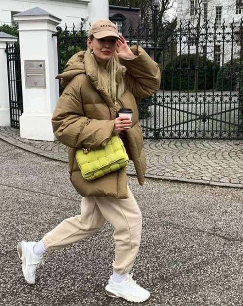 Doudounes oversize : tendances 2022, photos avec quoi porter