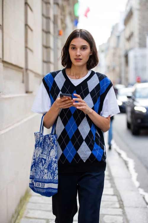 Gilet avec imprimé
